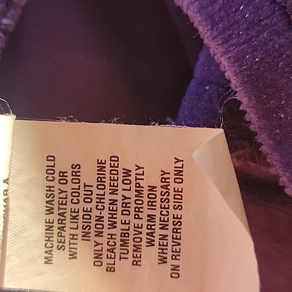 Purple Sparkle Ruffle Corduroy Girl Dress Size 12 Months By The Children's Place - Picture 9 of 9